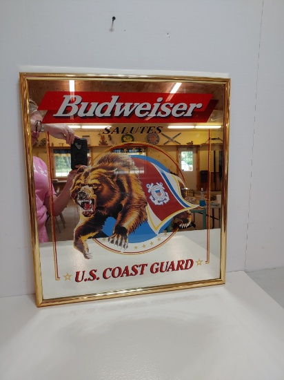 Bud salutes US Coast Guard mirror