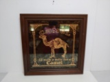 Camel cigarettes framed mirror
