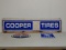 3 signs Dodge Bros, Cooper Tires, Standard