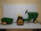 ERTL John Deere Peddle Tractor & wagon