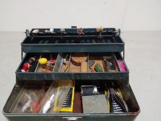 Tackle Box, Lures, Reel, Dry Flies, and More.