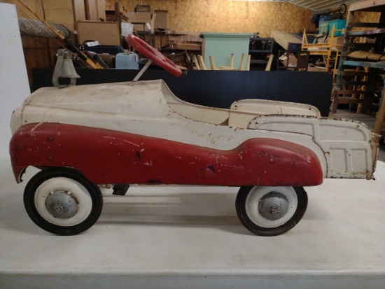 Fire Chief Metal Pedal Car