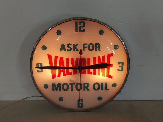Valvoline Lighted Pam Clock