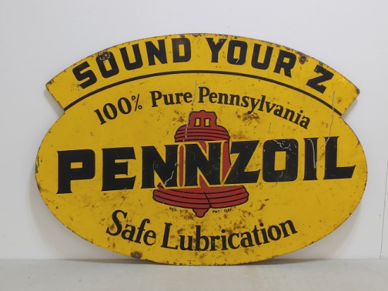 DST Pennzoil "Sound Your Z" Oval Ganging Sign