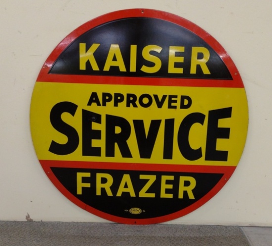 DSP Kaiser Frazer Service Sign