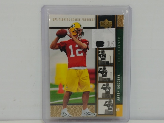 Aaron Rodgers 2005 Upper Deck Premier Gold Rookie Football Card