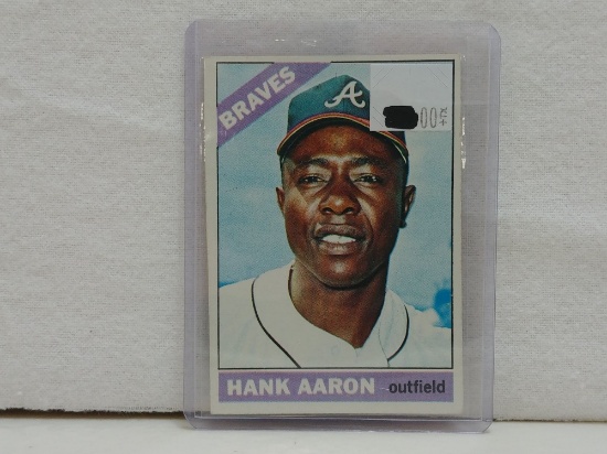 Hank Aaron 1966 Topps Baseball Card