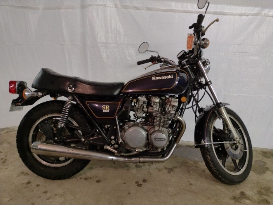 Motorcycle 1978 KAWASAKI SR 650