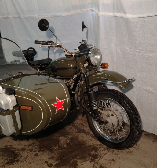Motorcycle 1996 URAL SIDECARS & SOLOS Ural  military colors