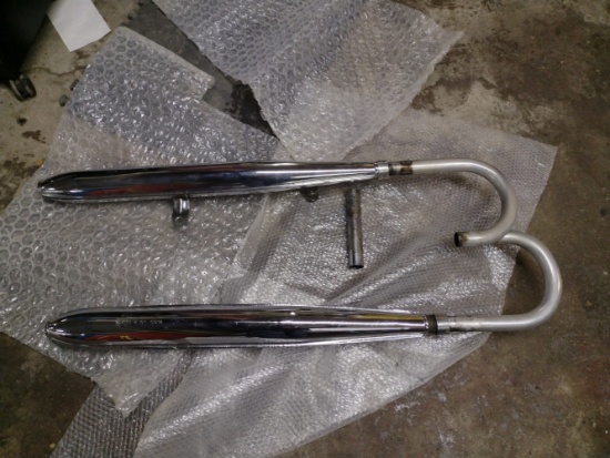 Stainless motorcycle exhaust pipe/mufflers