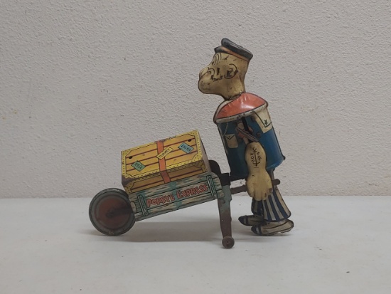 Popeye Express Wind-Up Tin Toy