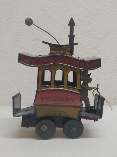 Fontaine Fox Toonerville Trolley Wind-Up Tin Toy