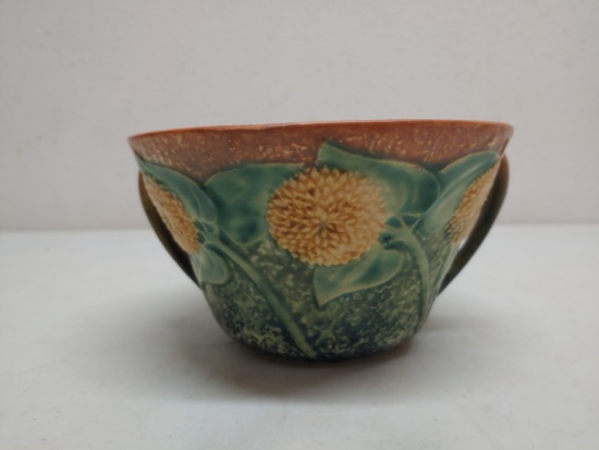 Roseville Sunflower Pottery Bowl