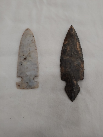 Native American Spear Tip, 4.25" ,  4" Long