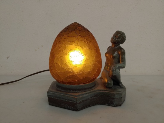 Art Deco Nude Lamp