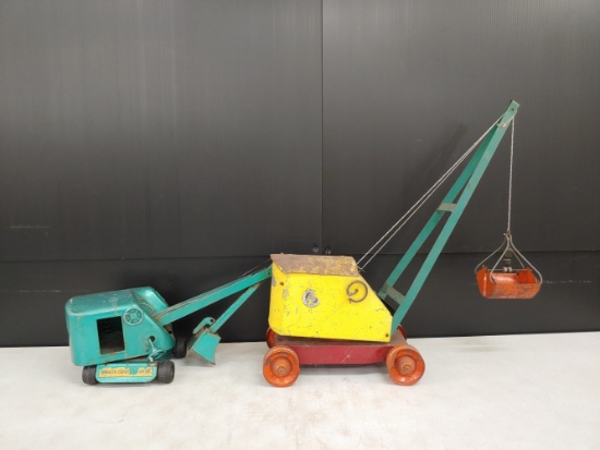 Metal Bucket Loader One Structo One Sturdy Toys