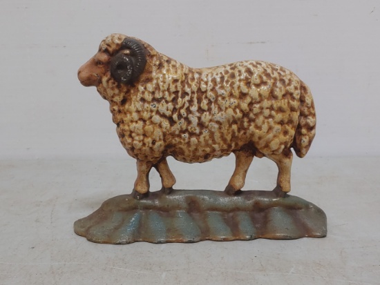 Cast iron Ram door stop