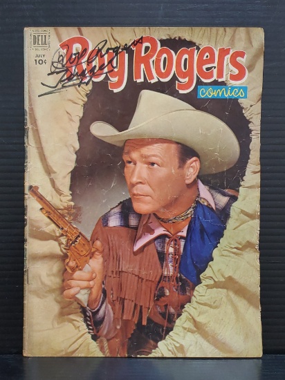 Dell Autographed Roy Rogers $0.10 Comic