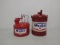 2 X Mobil One and Two Gallon Fuel Cans
