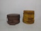 2 X Wooden Cheese Box and Container