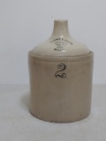 2gal Salt Glazed Stoneware Advertising Olive Oil Jug