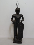 Metal Knight in Armor Statue