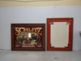 Schlitz Mirror Blatz Menu Board