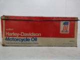 AMF Harley-Davidson Motorcycle Cardboard Oil Cans