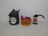 3 X Fuel and Oil Cans MM Phillips Cities Service
