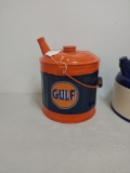 3 X Gulf Two and One Gal Fuel Cans