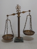 Brass and Marble Justice Scale