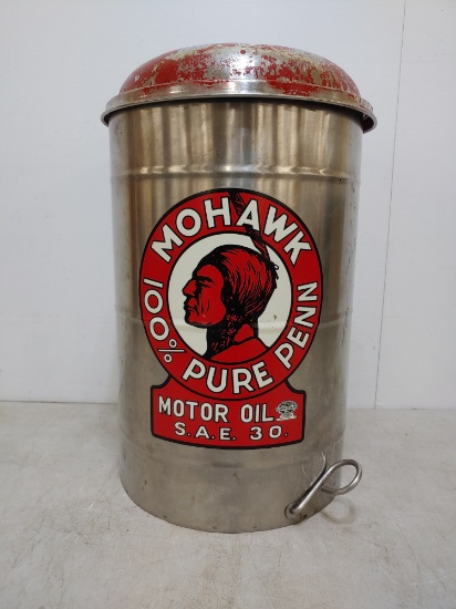Oil/Grease Rag Container Galvanized