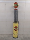 Large Clark Gas Pump Art 86