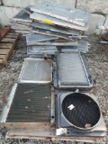 Radiators and cooling grills.