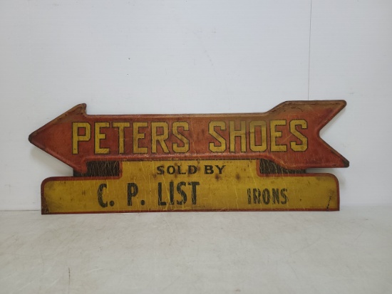 SST Peters Shoes Store Sign