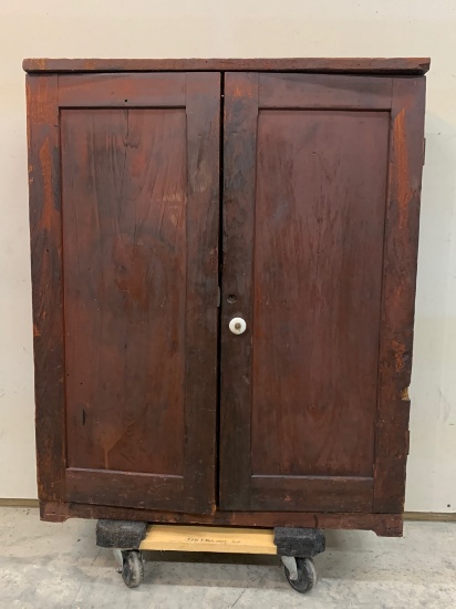 Wood Cubby Hole Cabinet