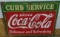 Early DSP Coca-Cola Curb Service Sign