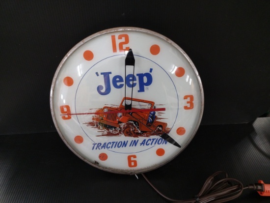 PAM Jeep Traction in Action Lighted Clock