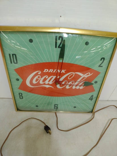 Drink Coca-Cola Advertising Clock