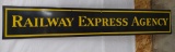 Vintage 6 Foot SSP Railway Express Agency Sign
