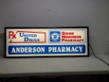 Anderson Pharmacy Light Up Sign