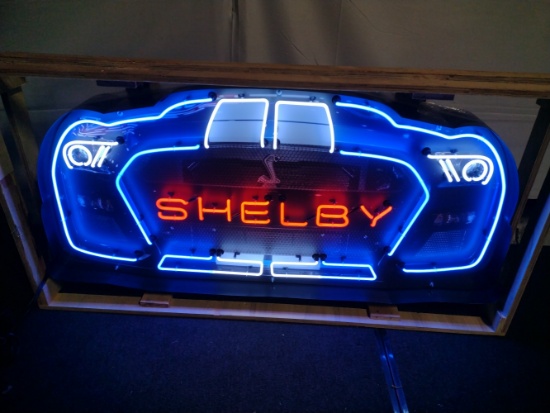 Neon Shelby Advertising Light.