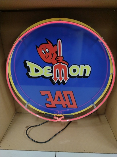 New in box Neon Sign Mopar Demon 340