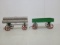 2 Mamod Wagons For Steam Tractor Toys