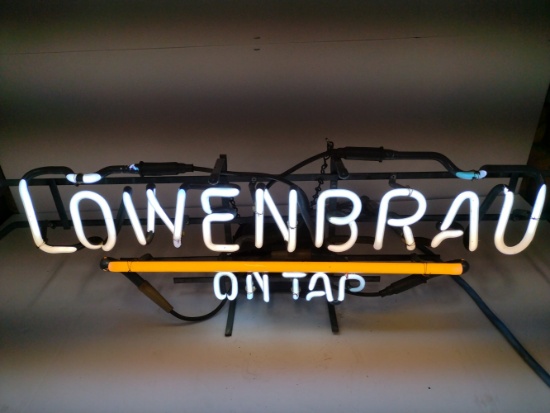 Lowenbrau On Tap Neon Advertising Sign