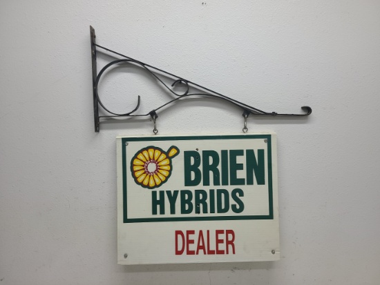 Universal Sign Bracket with DS Plastic Brian Seed Sign