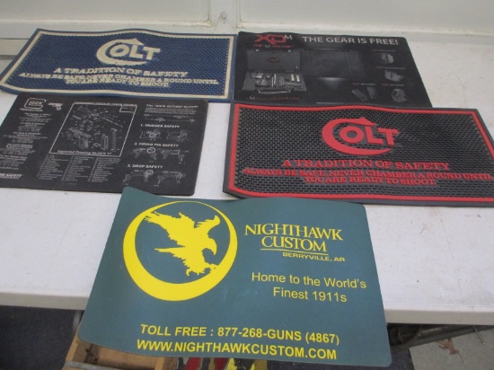 COUNTER MATS/GUN ADVERTISING