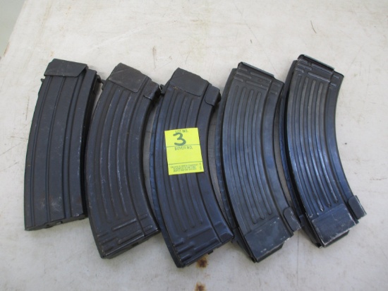 (5) METAL AK47 MAGAZINES