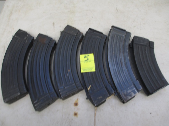 (5) METAL AK47 MAGAZINES