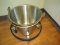 STAINLESS STEEL BUCKET ON CASTERS